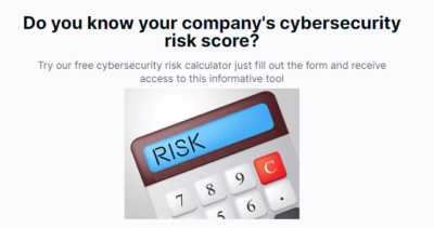 Free Cybersecurity Risk Calculator